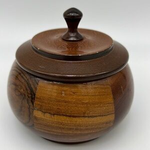 Maple Lidded Trinket Box